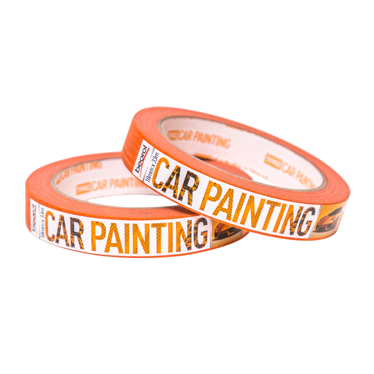 Carpainter masking tape 18mm x 33m, 100ᵒC AK18 Beorol d.o.o