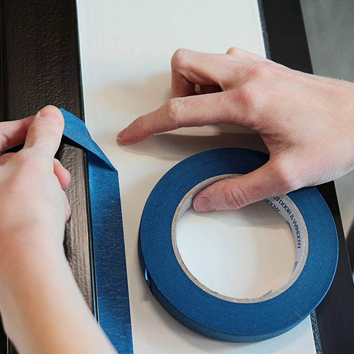 Masking tape Door & Window protection 24mm x 33m, 80ᵒC DK24 Beorol d.o.o