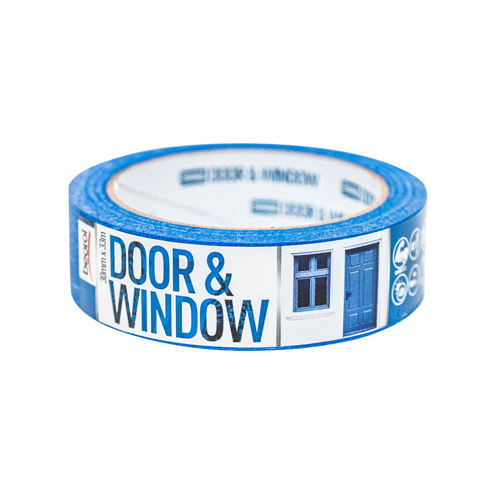 Masking tape Door & Window protection 30mm x 33m, 80ᵒC DK30 Beorol d.o.o