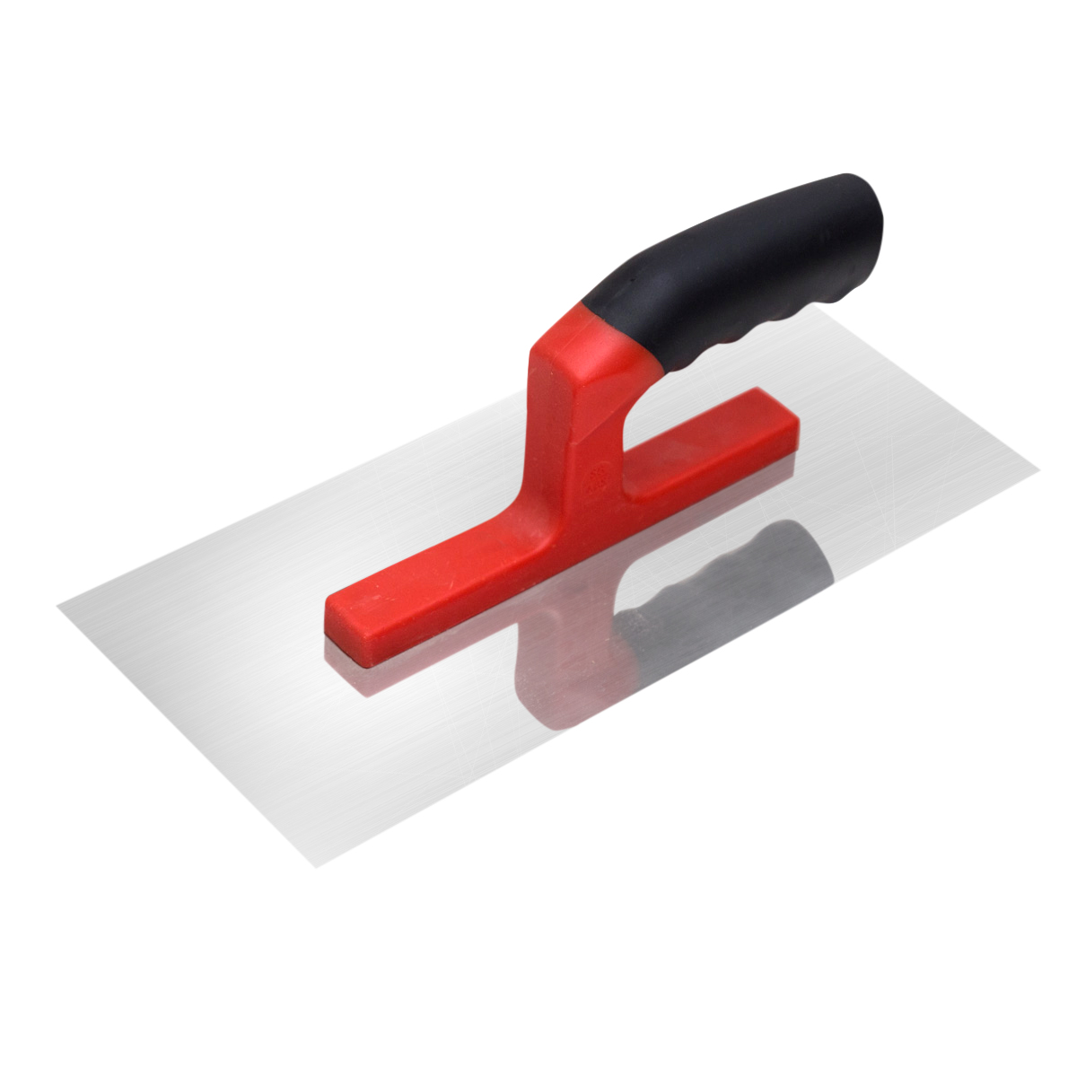 Plastering trowel, stainless steel, rubber handle 280x130mm GRPG Beorol