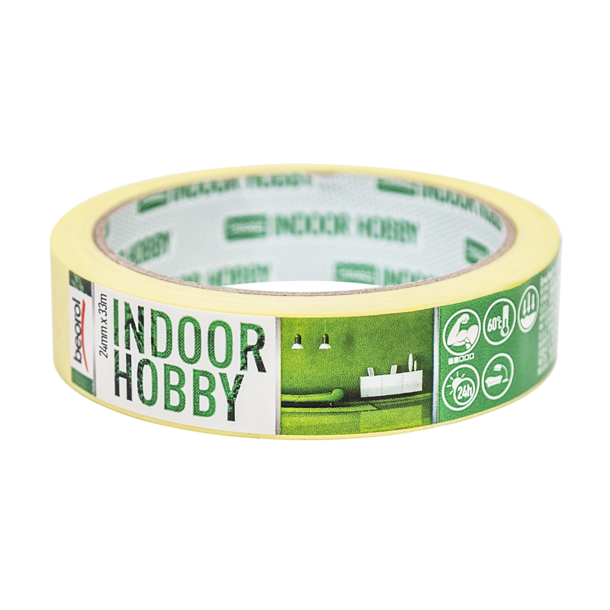 Masking tape Indoor Hobby 24mm x 33m, 60ᵒC MK24 Beorol d.o.o