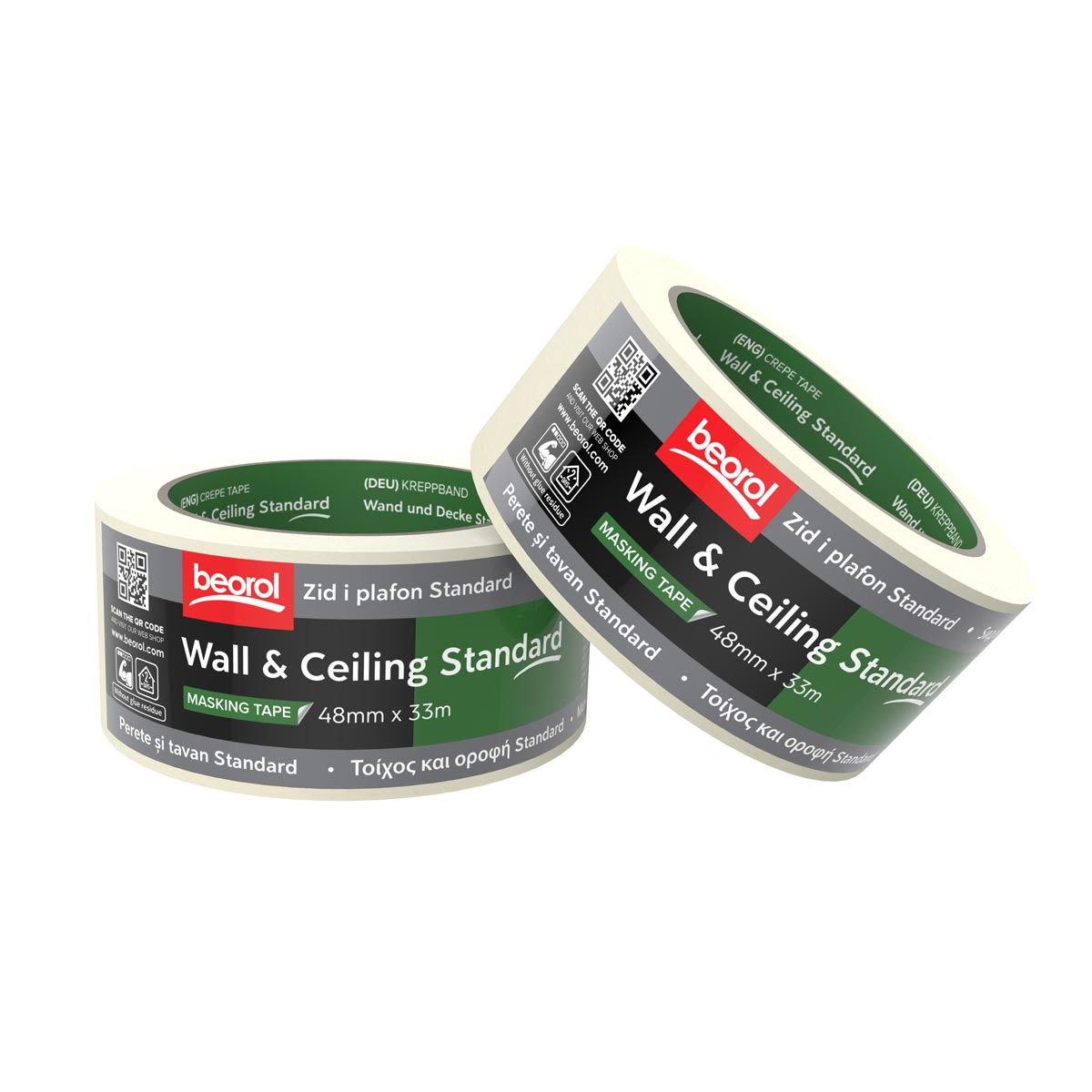 Masking tape Wall & Ceiling Standard 48mm x 33m MK4833 Beorol d.o.o
