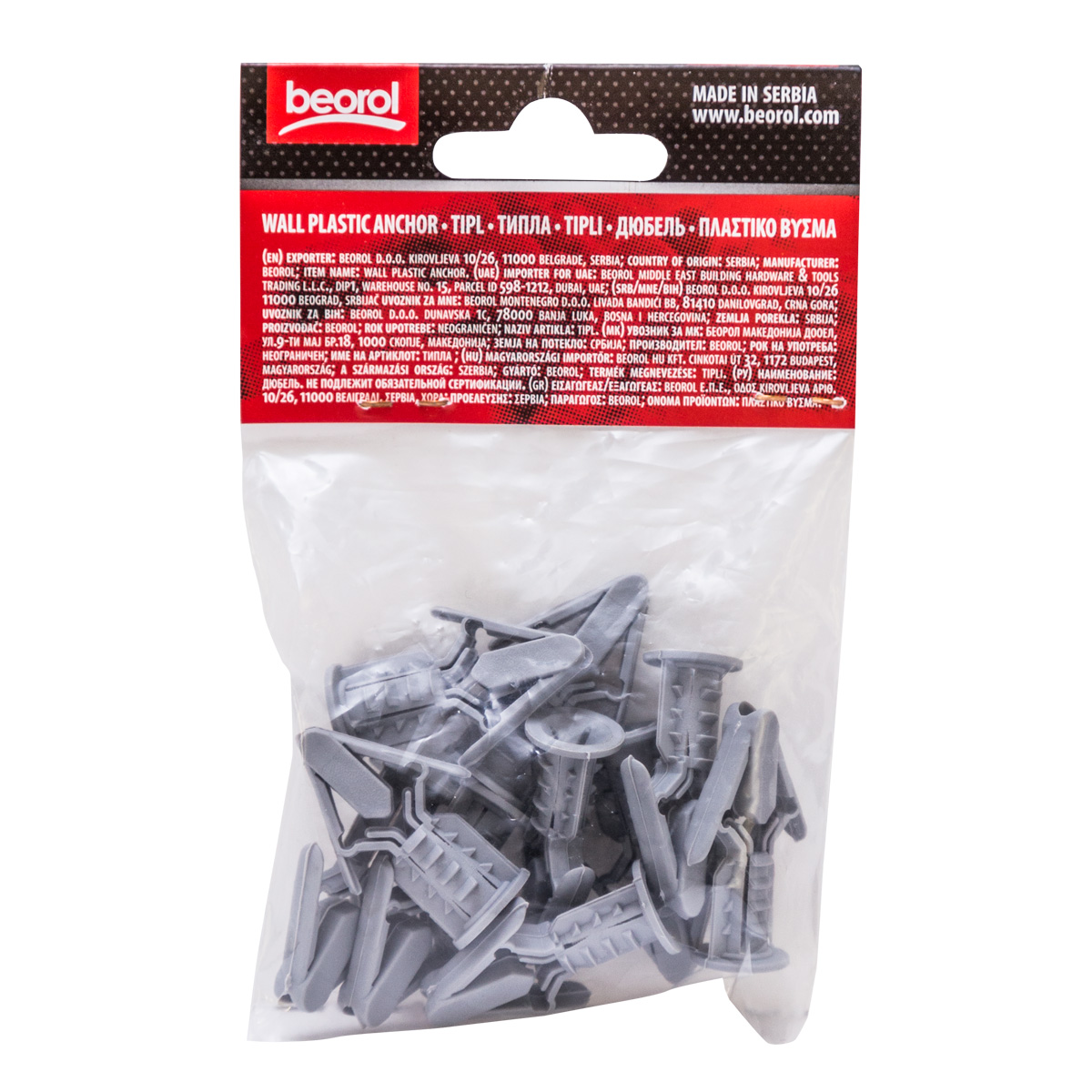 Hollowwall plastic anchor 10x36 10/1 TG10X36 Beorol