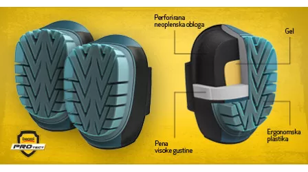 Knee pads with gel