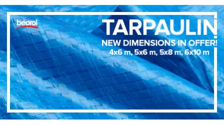 Tarpaulins - new dimensions