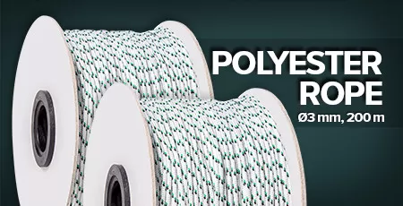 Polyester rope Ø3mm, 200m