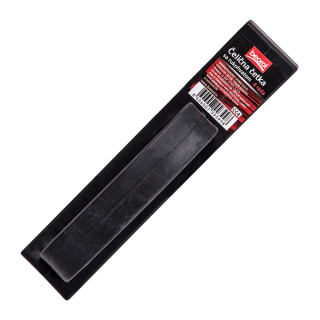 Steel brush, black PP handle 