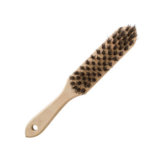 Scratch brush extra wooden handle steel wire 5rows 