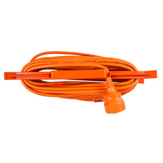 Single portable socket, 20m orange 