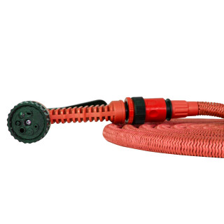 Expandable hose 15m, red 