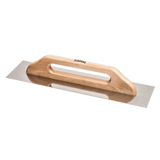 Plastering trowel, 480x130mm, woden handle 