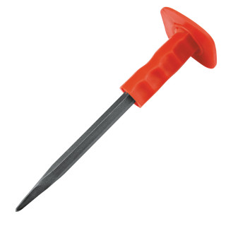 Cold chisel sand-blasted heavy duty plastic holder 