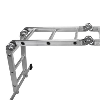 Aluminium ladder collapsible 