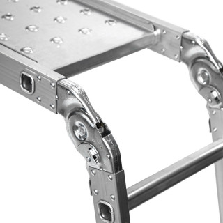 Aluminium ladder collapsible 