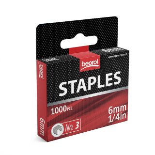 Staples 6mm, 1000pcs 