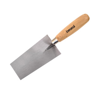 Bricklaying trowel-wooden handle, square shape 160mm 