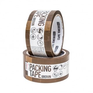 Packing tape, brown 50mm x 50m 