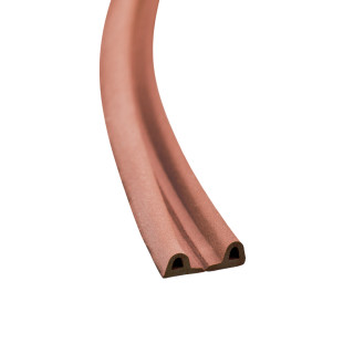 Seal strip P-profile-brown 6m 