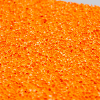 Orange rubber sponge float 