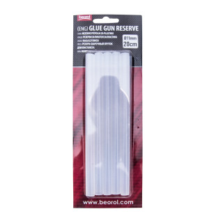 Glue gun reserve 11mmx20cm Transparent 