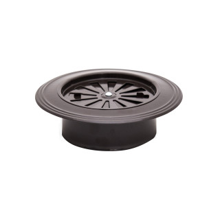 Ventilation rosette brown ø119 flat 