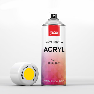 Spray paint yellow Limone RAL1018 