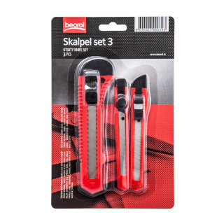 Utility knifes, 3pcs set 