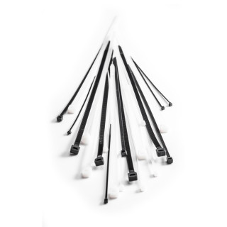 Plastic tie white 4.8x500mm 100 pcs. 