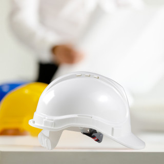 Safety helmet, white colour 