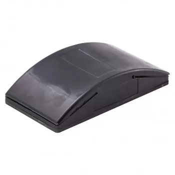 Sandpaper holder, black rubber 