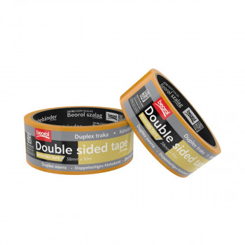 Double sided outlet packing tape