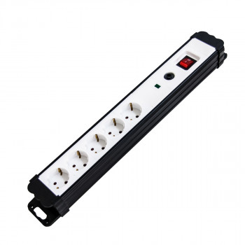 Extension cord with surge protection 5 sockets 1.4m 