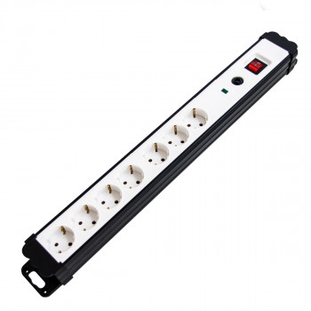 Extension cord with surge protection 7 sockets 1.4m 