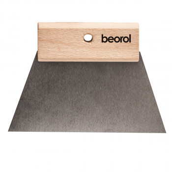 Scraper short wooden handle 180mm with teeth GK180 | Beorol d.o.o