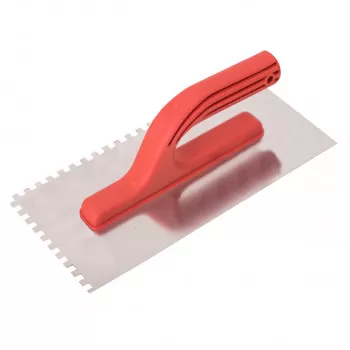 Plastering trowel, ABS handle, 6x6mm 