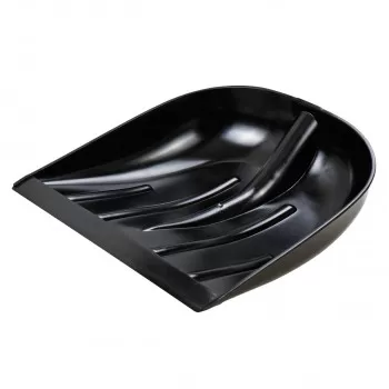 Plastic shovel 40x40cm, black 