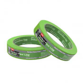 Masking tape Perfect line 18mm x 50m, 80ᵒC 