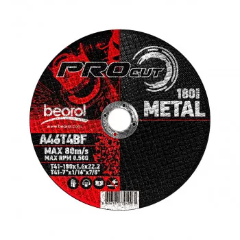Cutting disc for metal ø180x1.6mm 