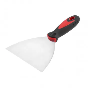 Scraper rubber-plastic handle with hole, steel 6 