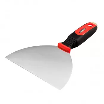 Scraper, inox rubber handle with bit, 150mm 