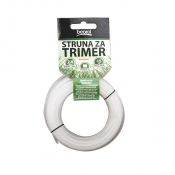 Trimmer line square 2.4mm x 15m 