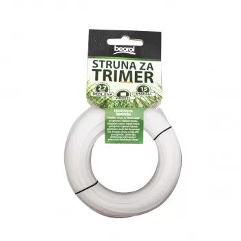 Trimmer line square 2.7mm x 15m 