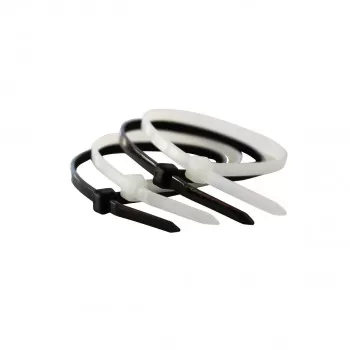 Plastic tie white 4.8x500mm 100 pcs. 