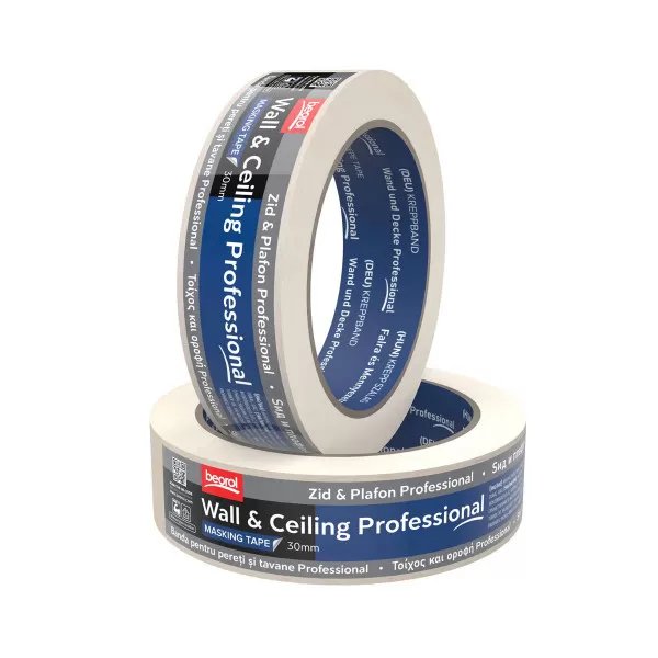 Masking tape Wall & Ceiling Professional, 30mm x 50m 
