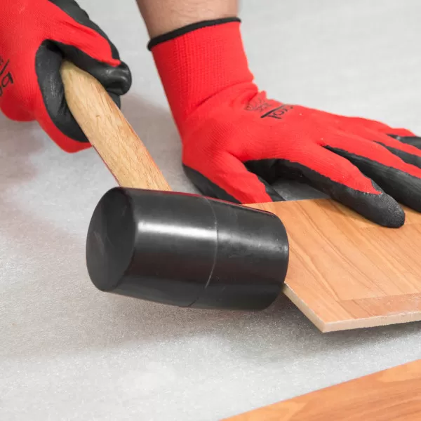 Rubber hammer, wood handle 500gr 