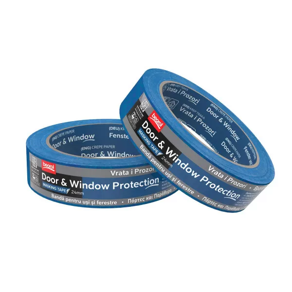 Masking tape Door & Window protection 24mm x 50m, 80ᵒC 