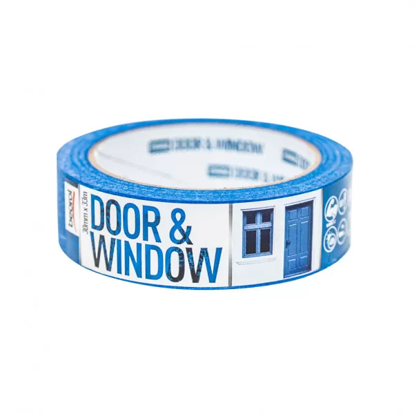 Masking tape Door & Window protection 30mm x 33m, 80ᵒC 