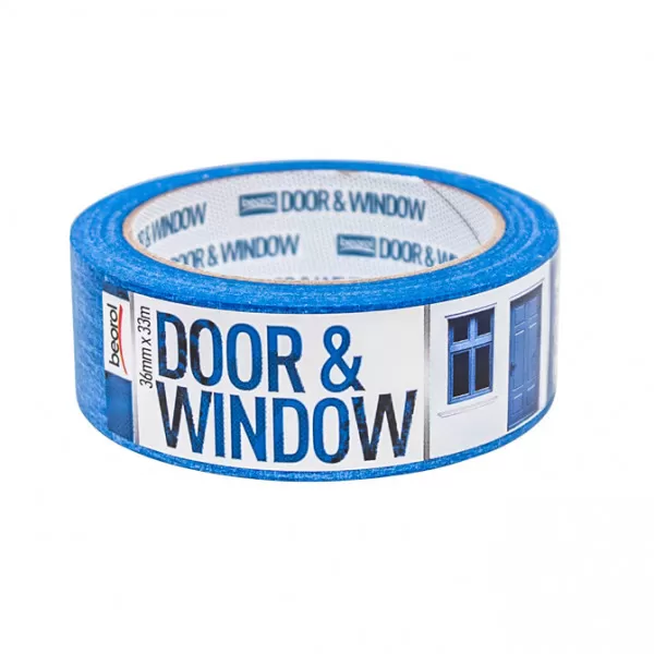 Masking tape Door & Window protection 36mm x 33m, 80ᵒC 