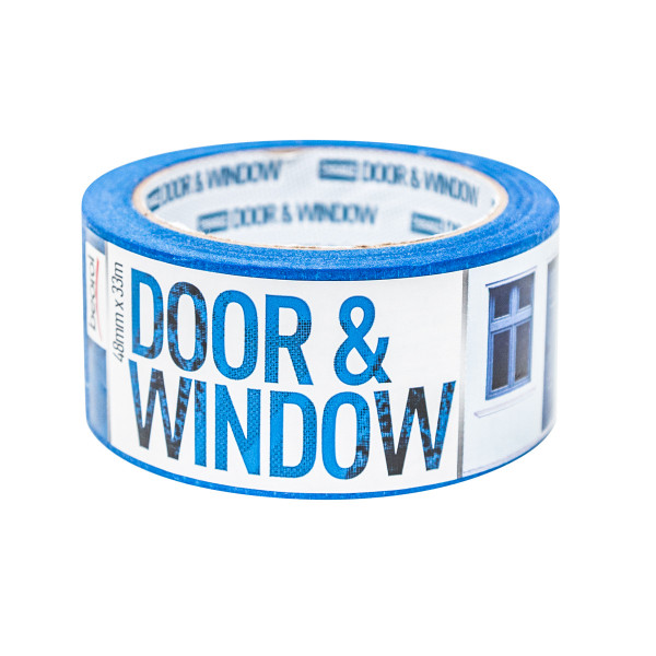 Masking tape Door & Window protection 48mm x 33m, 80ᵒC DK48 Beorol