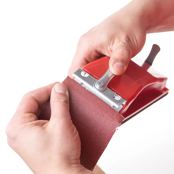 Sandpaper holder with mechanism - small 